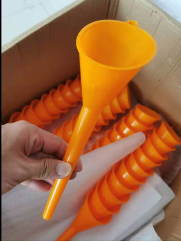 BLO Moto Xe máy xe hơi miệng dài Phễu nhựa tiếp nhiên liệu dầu lỏng Spout Điền