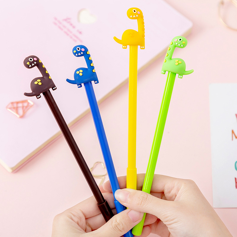 Bút nước gel đen khủng long cổ dài
