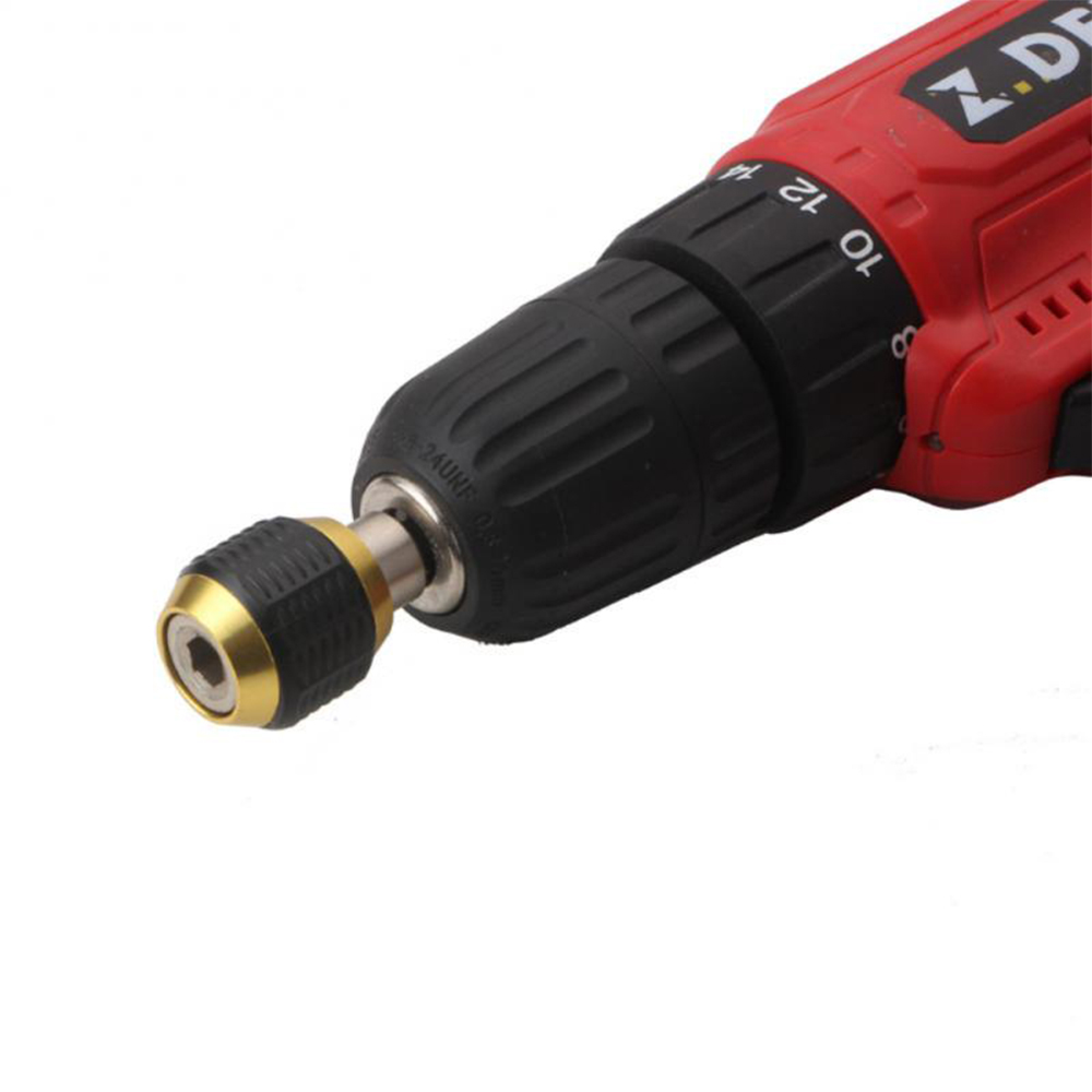 DM 60mm đầu lắp mũi khoan không chìa tuốc nơ vít máy bắt vít Bộ chuyển đổi 1/4 inch mũi khoan thân lục giác Công cụ thay đổi nhanh chóng chuyển đổi dụng cụ chuyển đổi