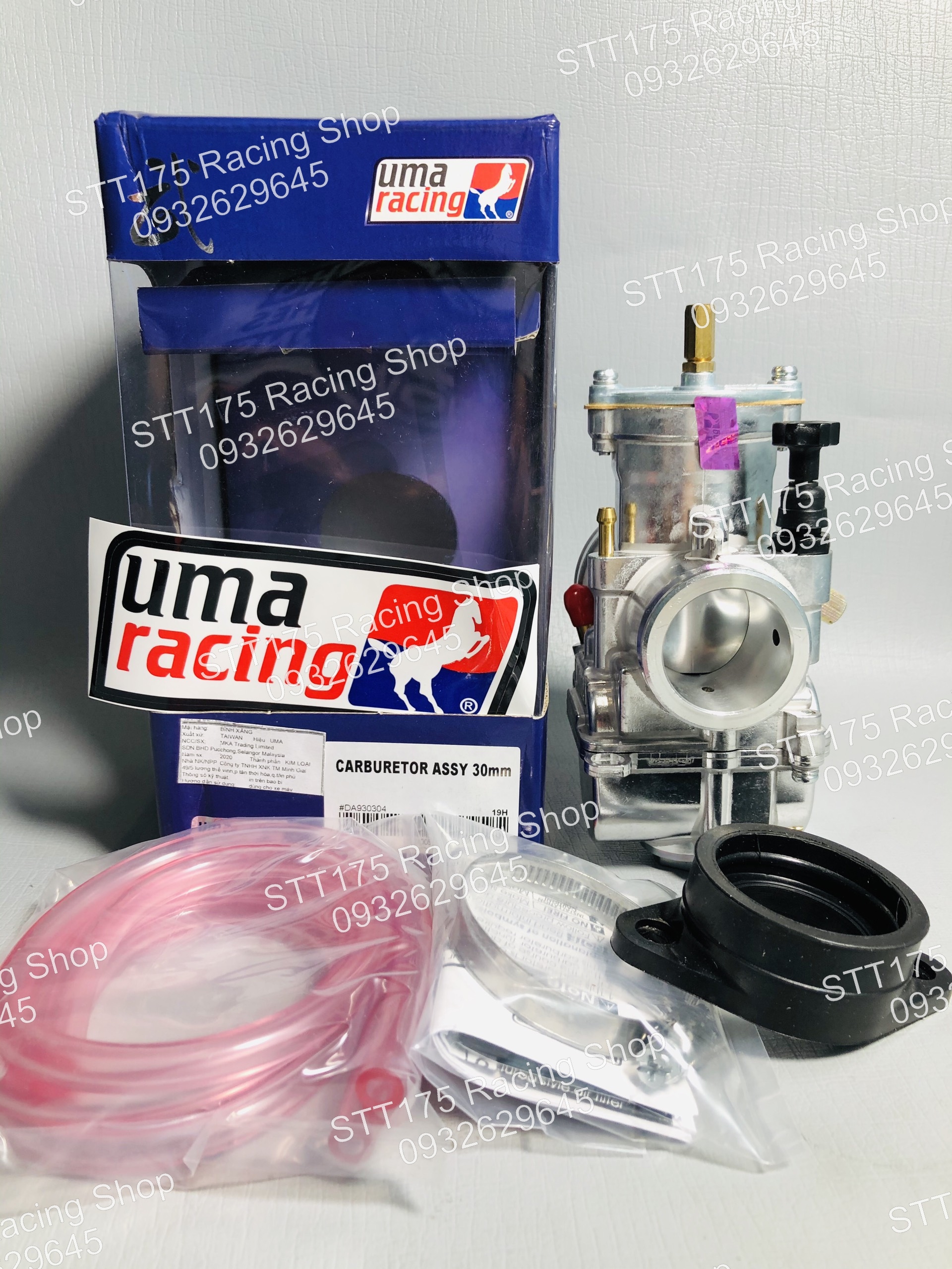 Bình xăng con Uma Ga dẹp họng 30mm - Hàng chính hãng UMA