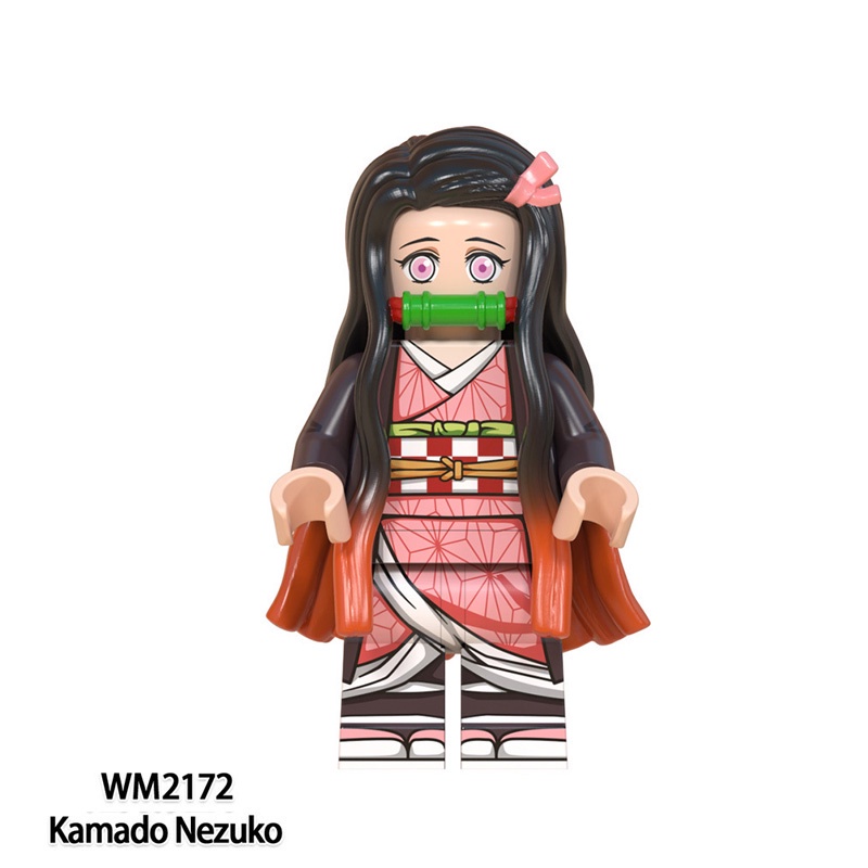 Mainan Minifigures Dan Blok Bangunan Brinquedo Anime Demon Slayer