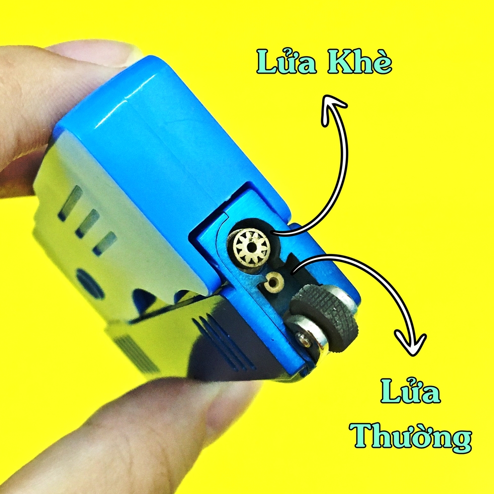 BẬT LỬA 2IN1 2 LỬA (LỬA NGỌN VÀ LỬA HOẢ TIỄN) - (XÀI GAS)