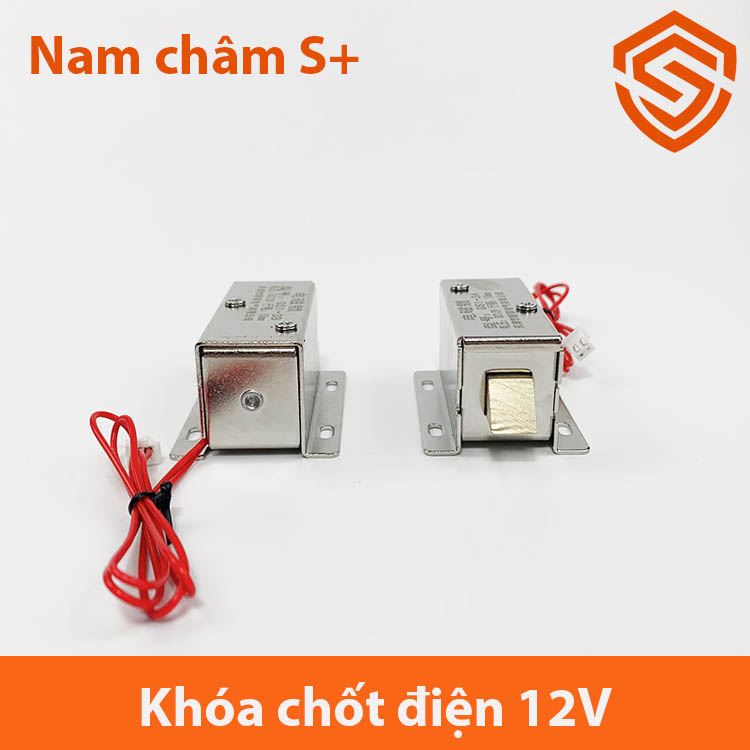 Khóa cửa nam châm điện 12V (chốt điện)