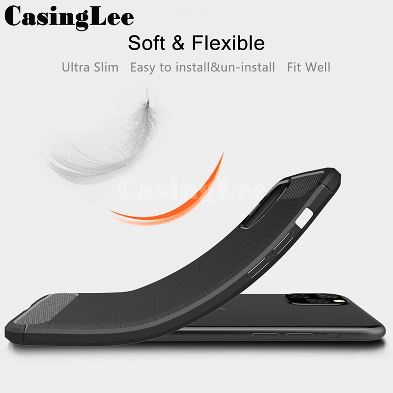 For Honor X6B case Carbon Fiber Soft TPU Silicone Anti-fingerprint Shockproof Business Protection Cover For Honor X6B Back Cover Phone Cases. 
