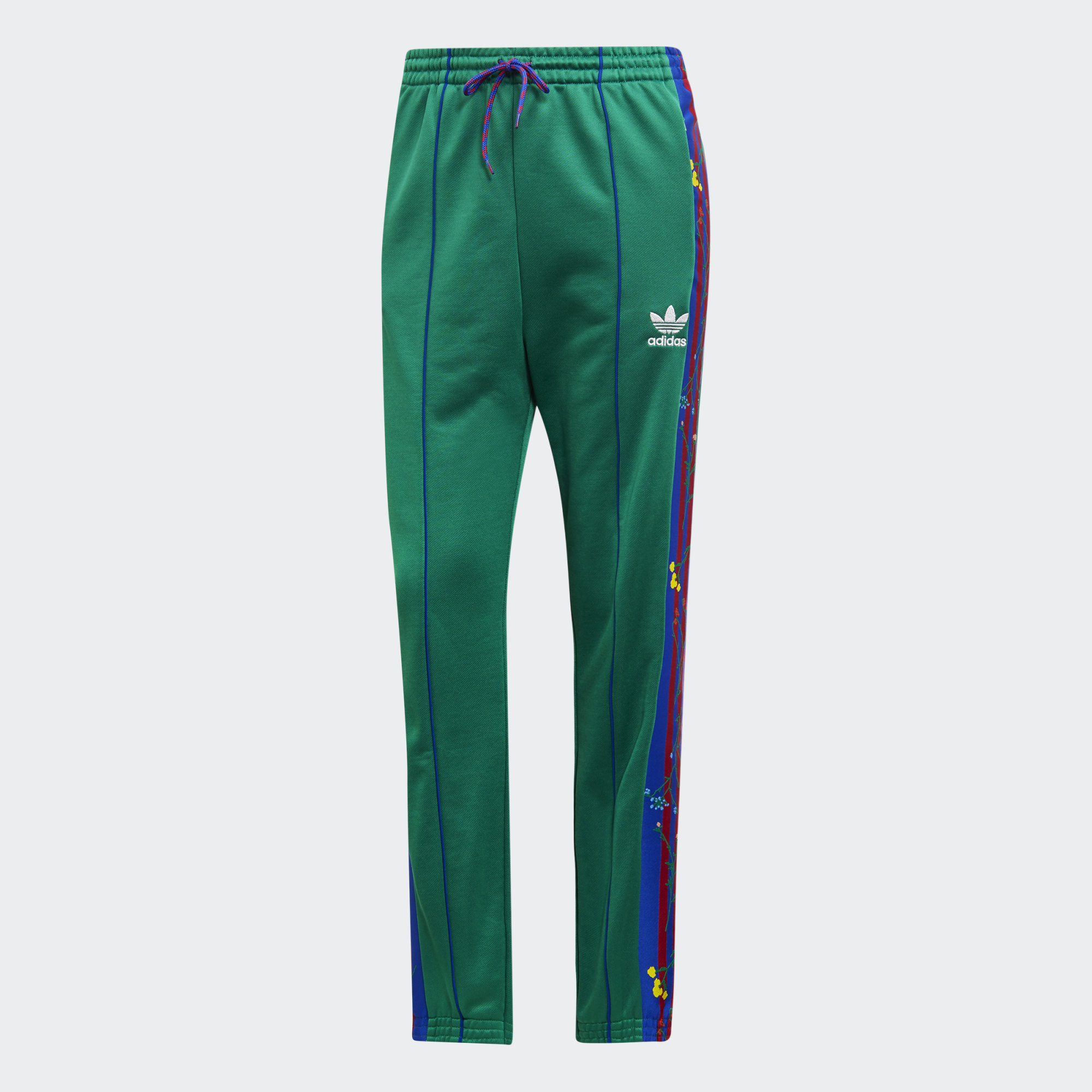 women's green adidas track pants