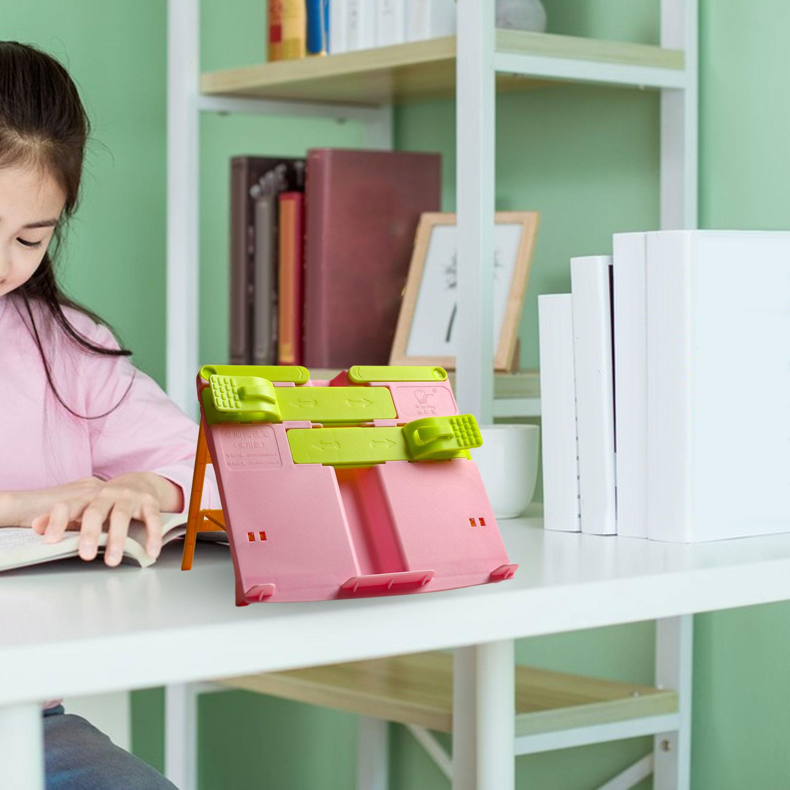 Loviver Book Holder Stand Accs Multi Use Textbook Stand for Reading Writing Girl Boys