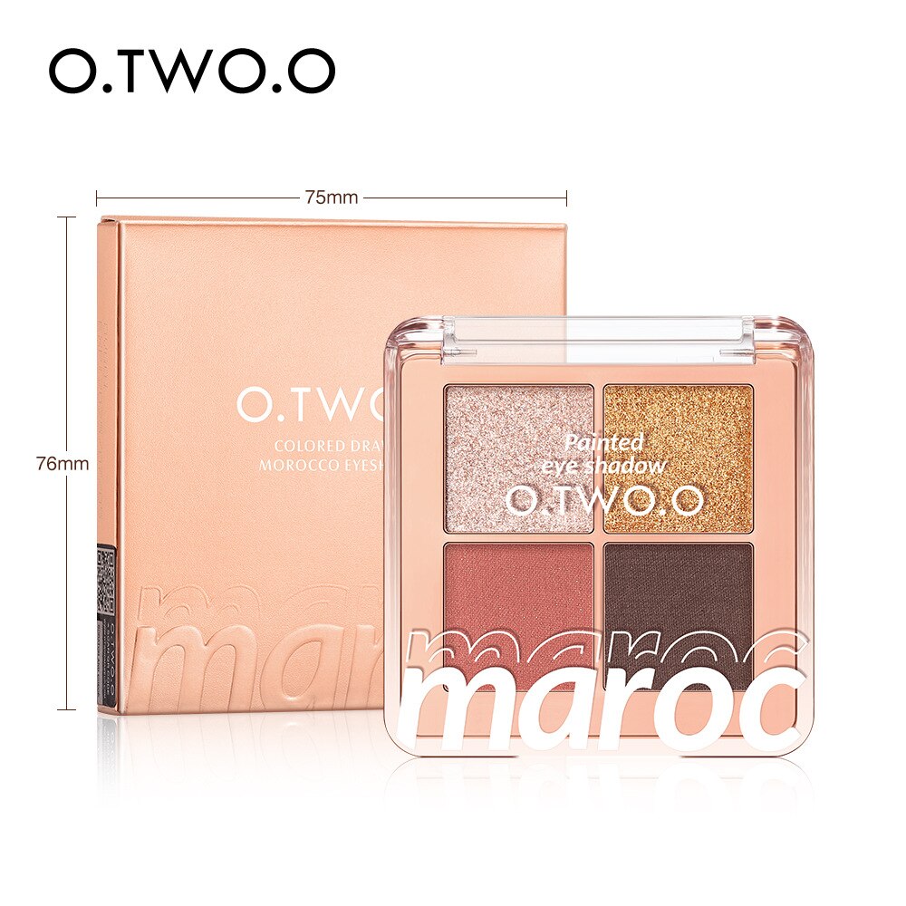 Colored Moroccan eye shadow quad Pearlescent Matte Large Ground Color eye shadow Explosives SC040