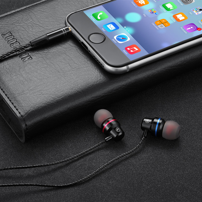 Tai Nghe Nhét Tai Có Dây Tai Nghe Nhét Tai 3.5Mm Tai Nghe Có Mic Tai Nghe Chơi Game Cho Điện Thoại Samsung Xiaomi Huawei Máy Tính