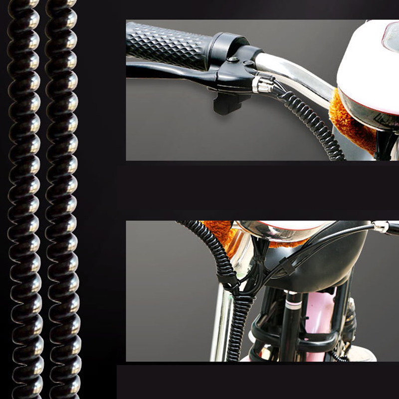 💖🎈🎈 Accessories Line Cable 90cm Elastic Spiral Wire Winding Protection Electronic Scootor for Ninebot M365 TPU Brake Cable Cover Winder Organizer
