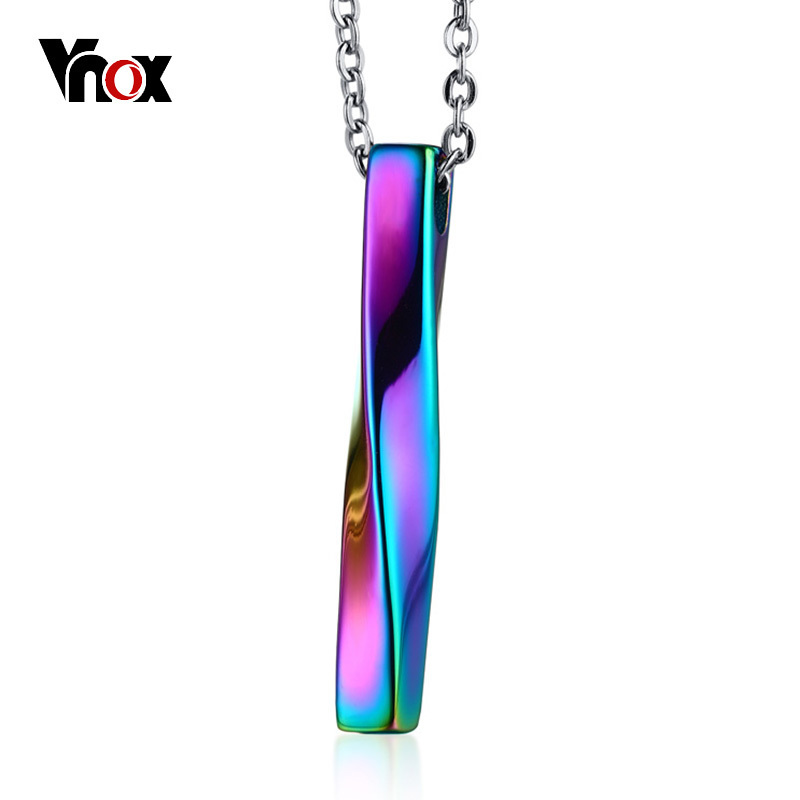Vnox%20Twisted%20Bar%20Pendant%20Necklace%20for%20%20Unisex%20Stainless%20bius%20Band%20Design%20Multi%20Color%20Male%20Jewellry%2020"%20Chain%20-%20Image%203