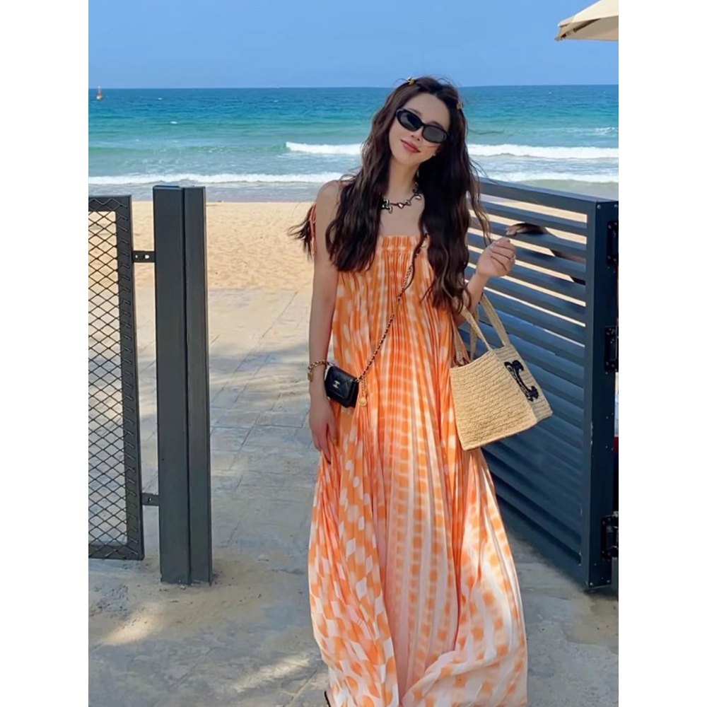 Váy maxi The Orange Dress by Jane
