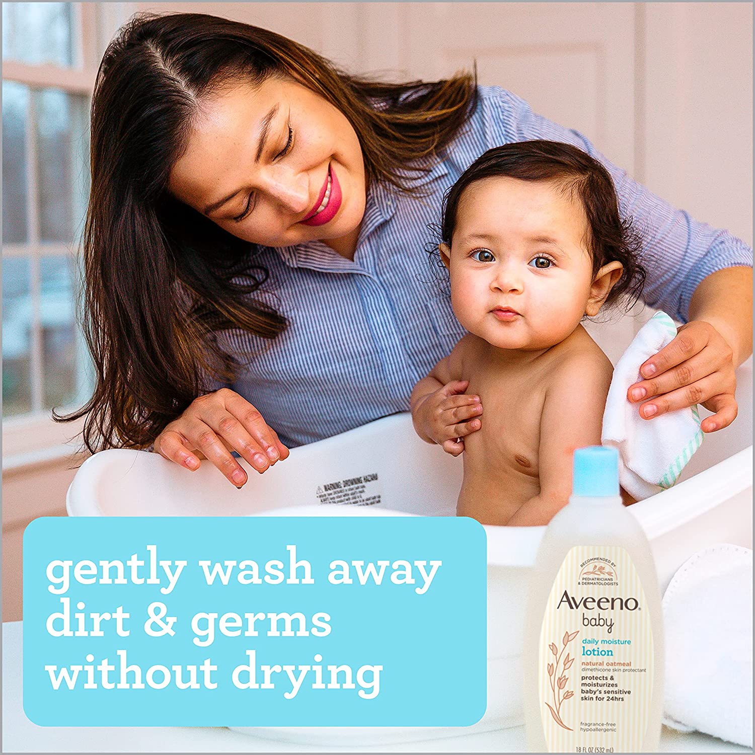 (MẪU MỚI) Sữa tắm gội cho bé Aveeno 532ml