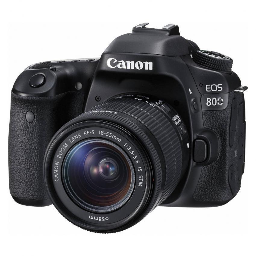 Canon EOS 80D DSLR Camera Body with EF-S 18-55mm IS STM Lens