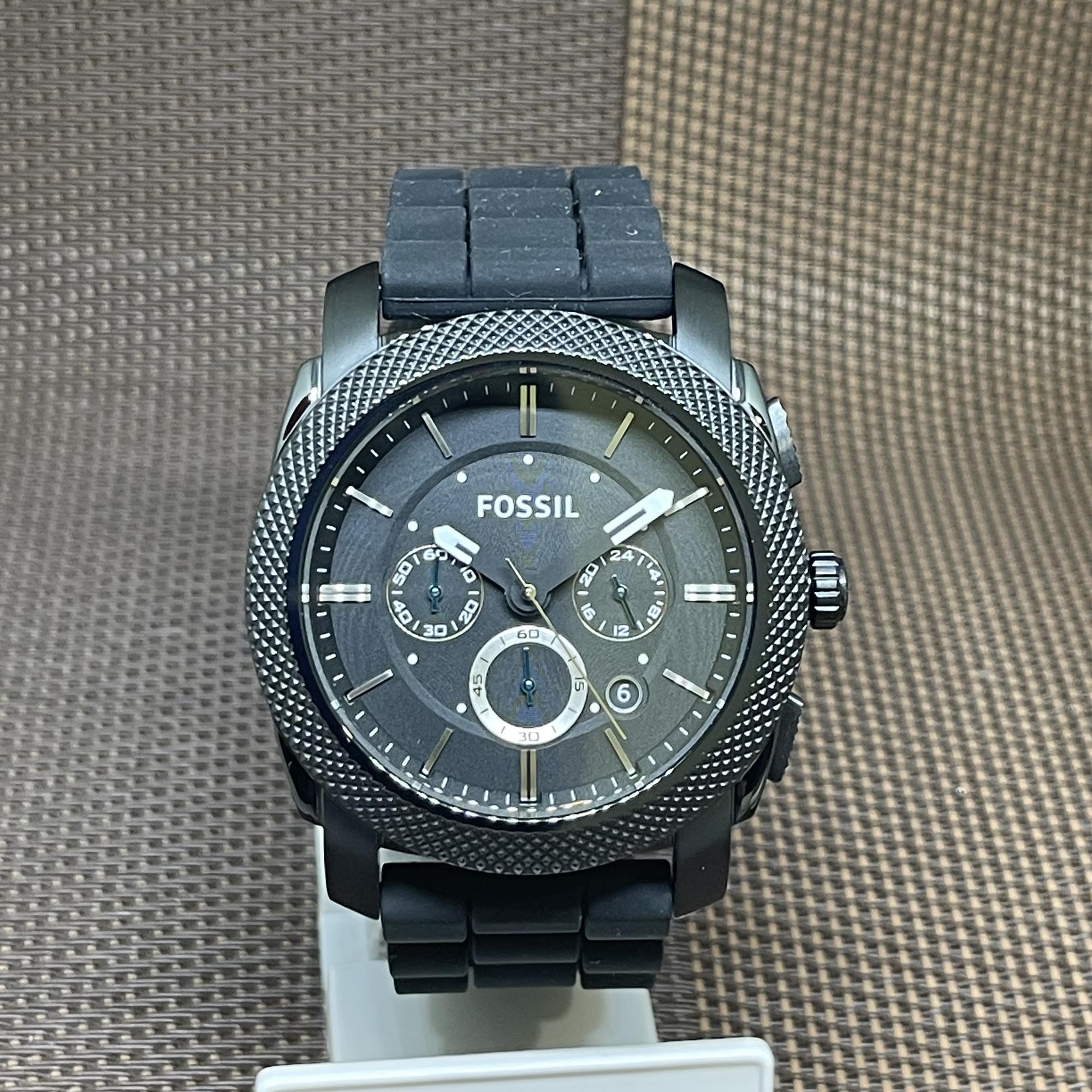 Fossil FS4487 Machine Chronograph Black 