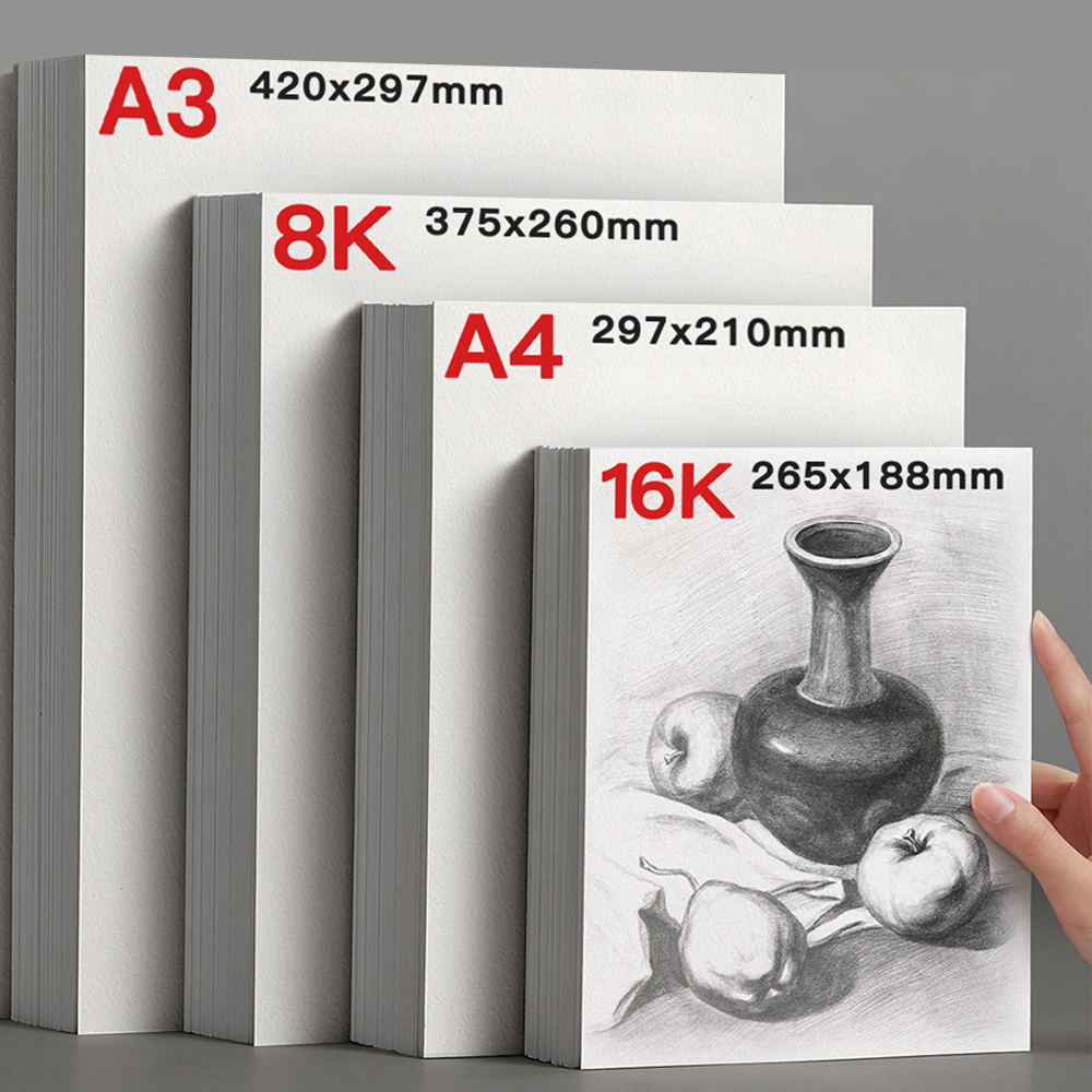Sketch Paper 25 Sheets A4/A3/8K/16K 160g Artist Paper for Adults and ...