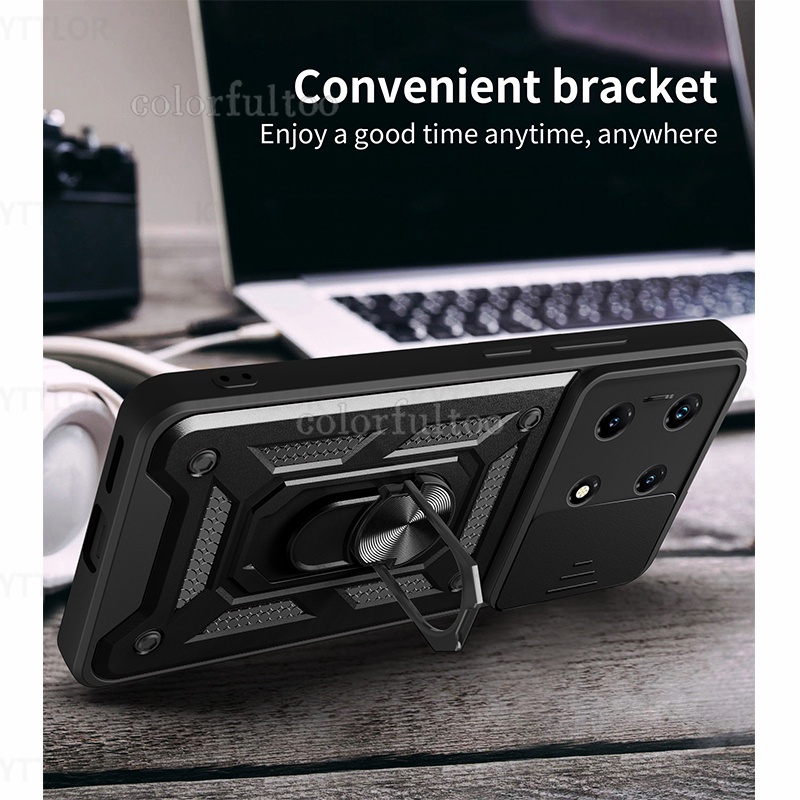 Case for Infinix Note30 VIP Infinix Note30 5G Infinix Note30Pro 4G Infinix Note30 4G Infinix Note12Pro 4G Infinix Note12 4G 2023 Infinix Note12 G96 Infinix Note11Pro Push Slide Pull Camera Lens Protection Phone Case Armor