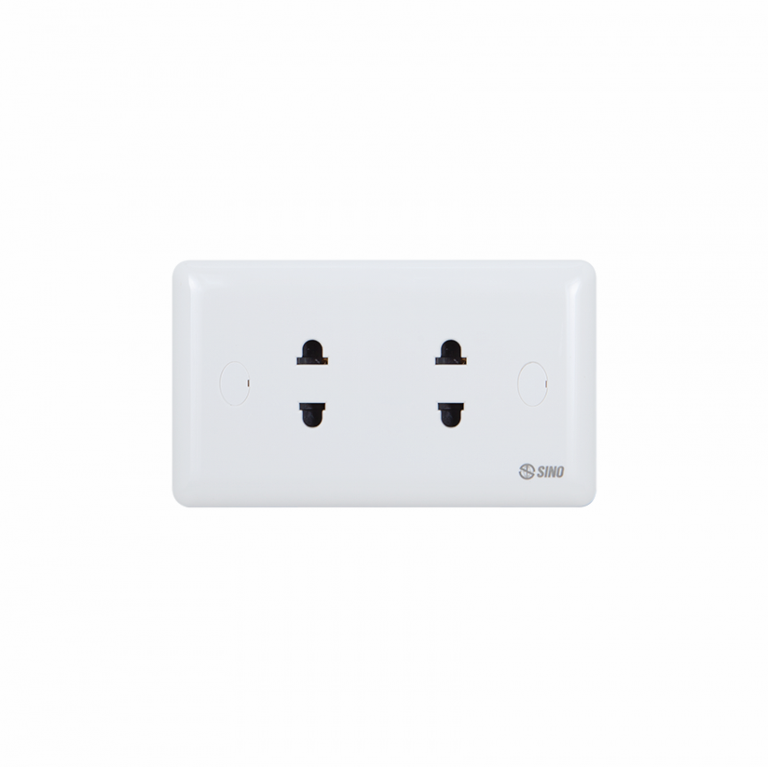 MẶT ĐIỆN 2 Ổ CẮM 2 CHẤU 16A- SINO S19