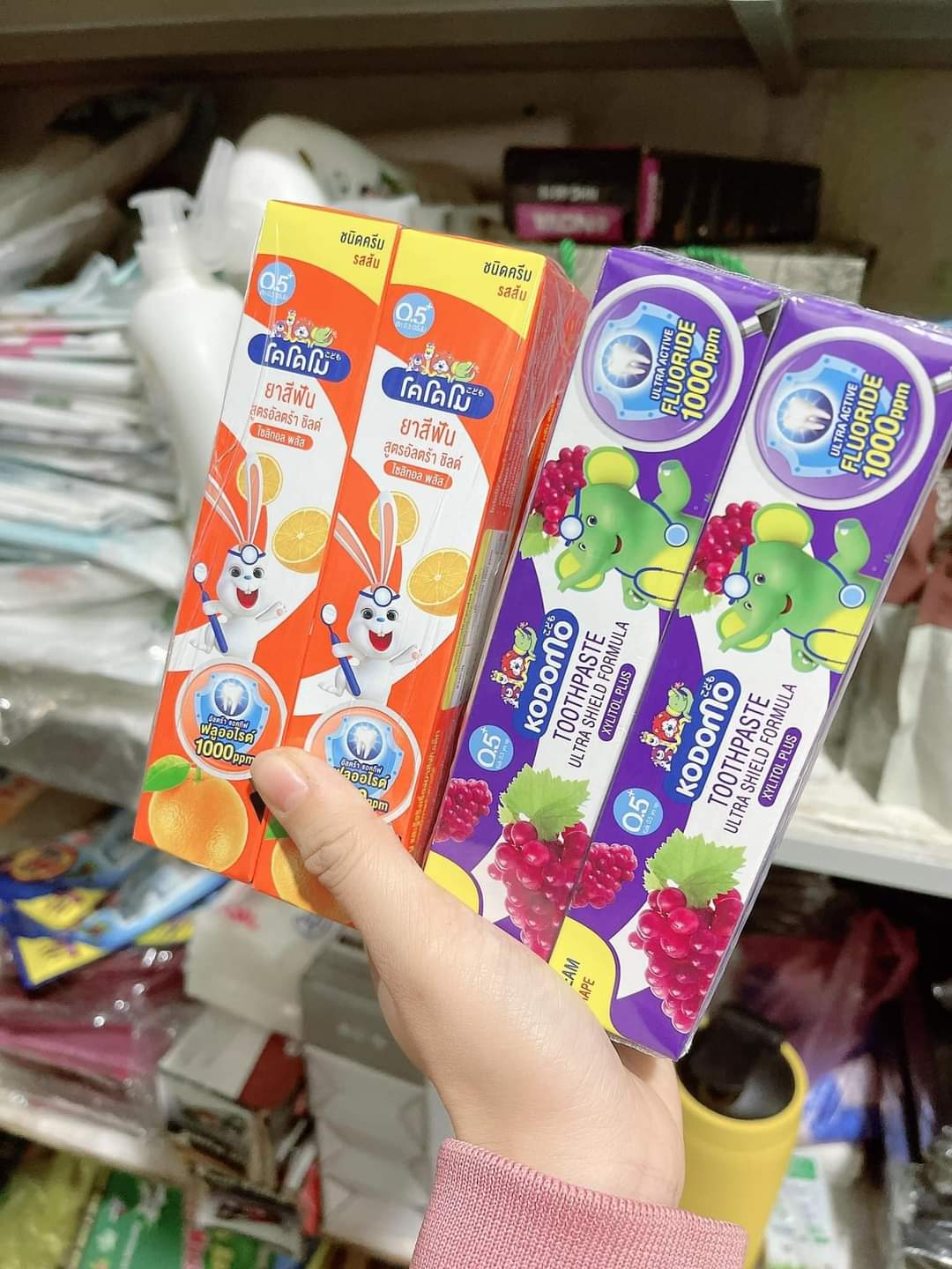 Kem đánh răng trẻ em Kodomo Thai Lan tuýp 40g