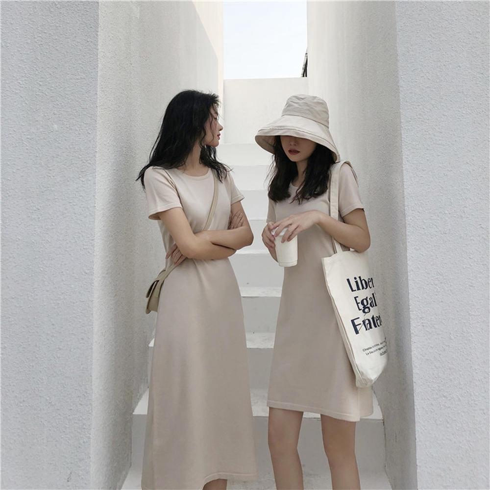 Đầm Thun Nữ Dáng Xòe ForM Dài