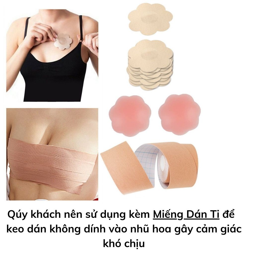 CUỘN băng dán ngực siêu dính