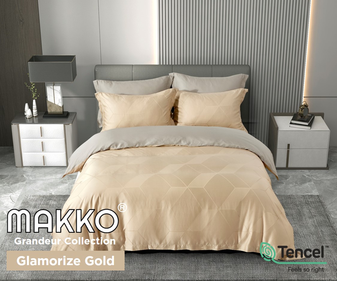 MAKKO Grandeur Collection 100 TENCEL™ Modal 1200TC Bedsheet Set