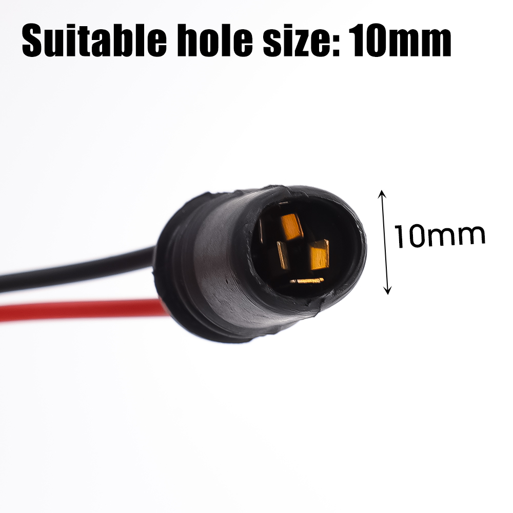 1/2/4pcs xe hơi và xe gắn máy trang bị thêm đèn chủ t10 Bộ chuyển đổi ổ cắm bóng đèn với cáp
