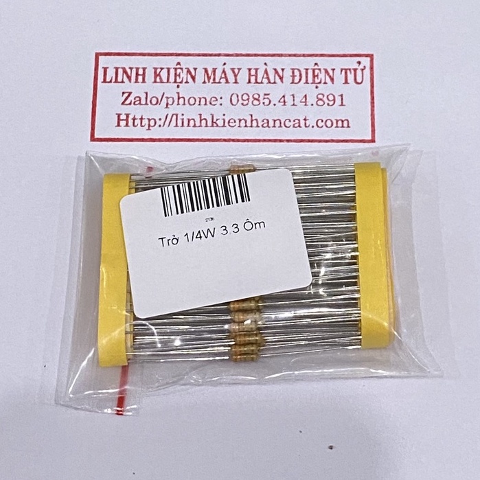 100 trở 1/4w 3.3 ôm