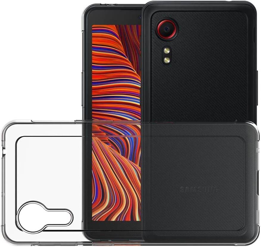 lthmy for Samsung Galaxy Xcover 5 casing Ultra Slim Transparent Clear Soft TPU Case Cover.