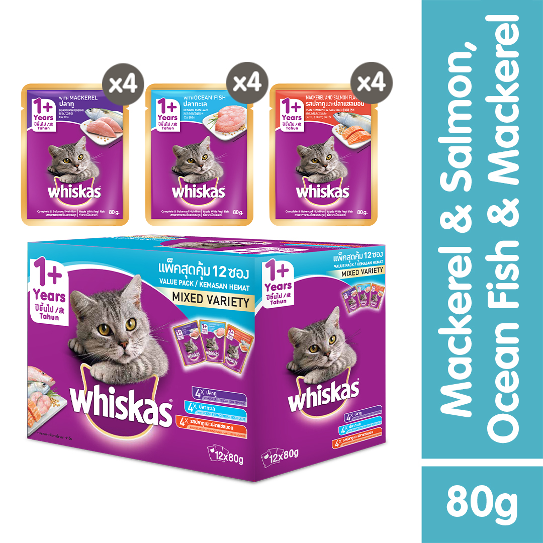 whiskas wet food for cats