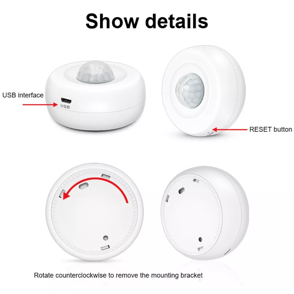 Cảm biến chuyển động gắn trần Zigbee tuya