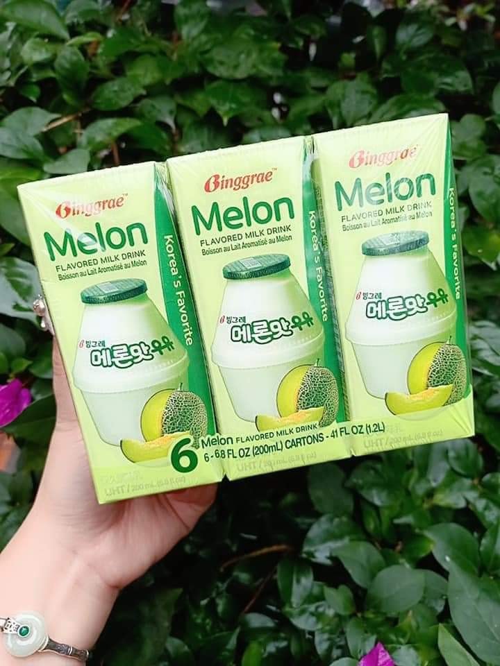 [BINGGRAE] SỮA CHUỐI HÀN QUỐC 200ML - [빙그레] 바나나맛 우유 200ML (Free Ship)