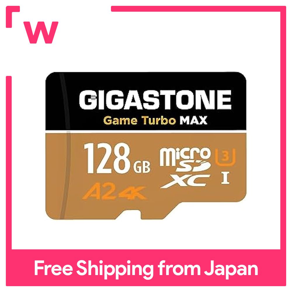 Nintendo Switch tested] Gigastone micro sd card 128GB, 4K Game Turbo MAX, Switch SD card