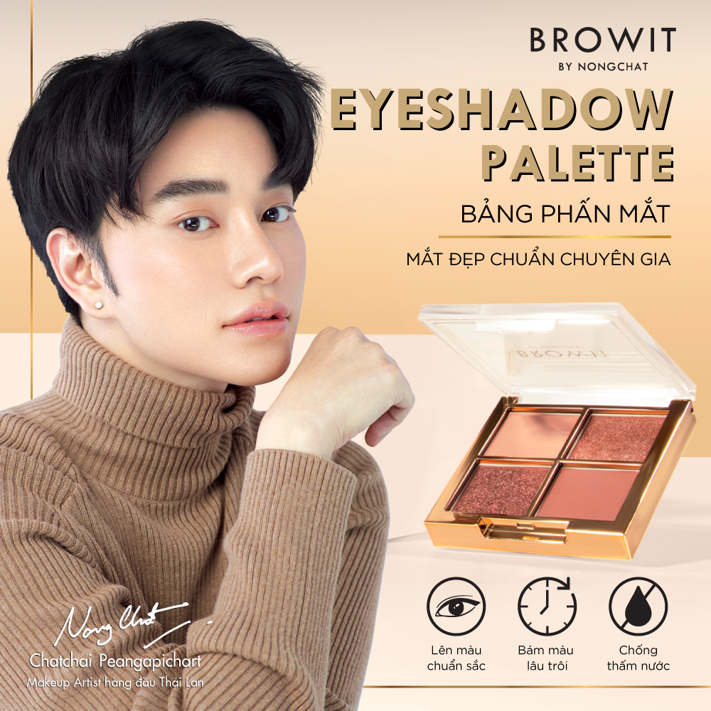 Bảng Phấn Mắt Browit Eyeshadow Palette 1g x 4Colors