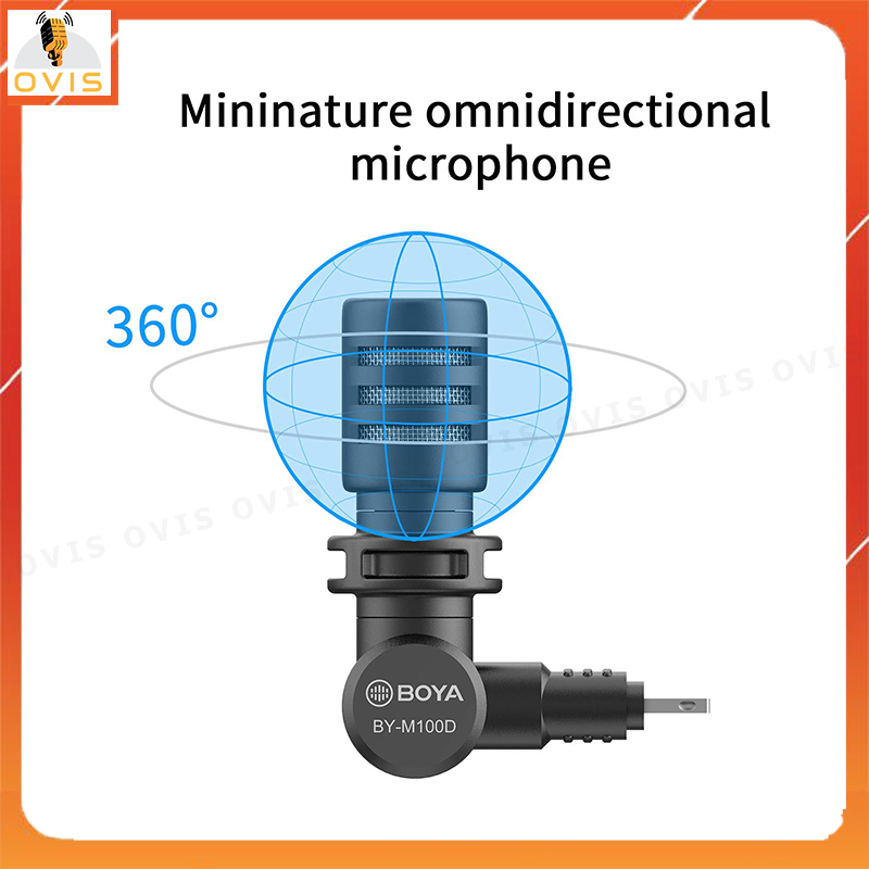 Boya BY-M100D - Micro Cổng Lightning Đạt Chuẩn MFi Thu Âm Cho Các Thiết Bị IOS (IPhone, IPad, IPod)