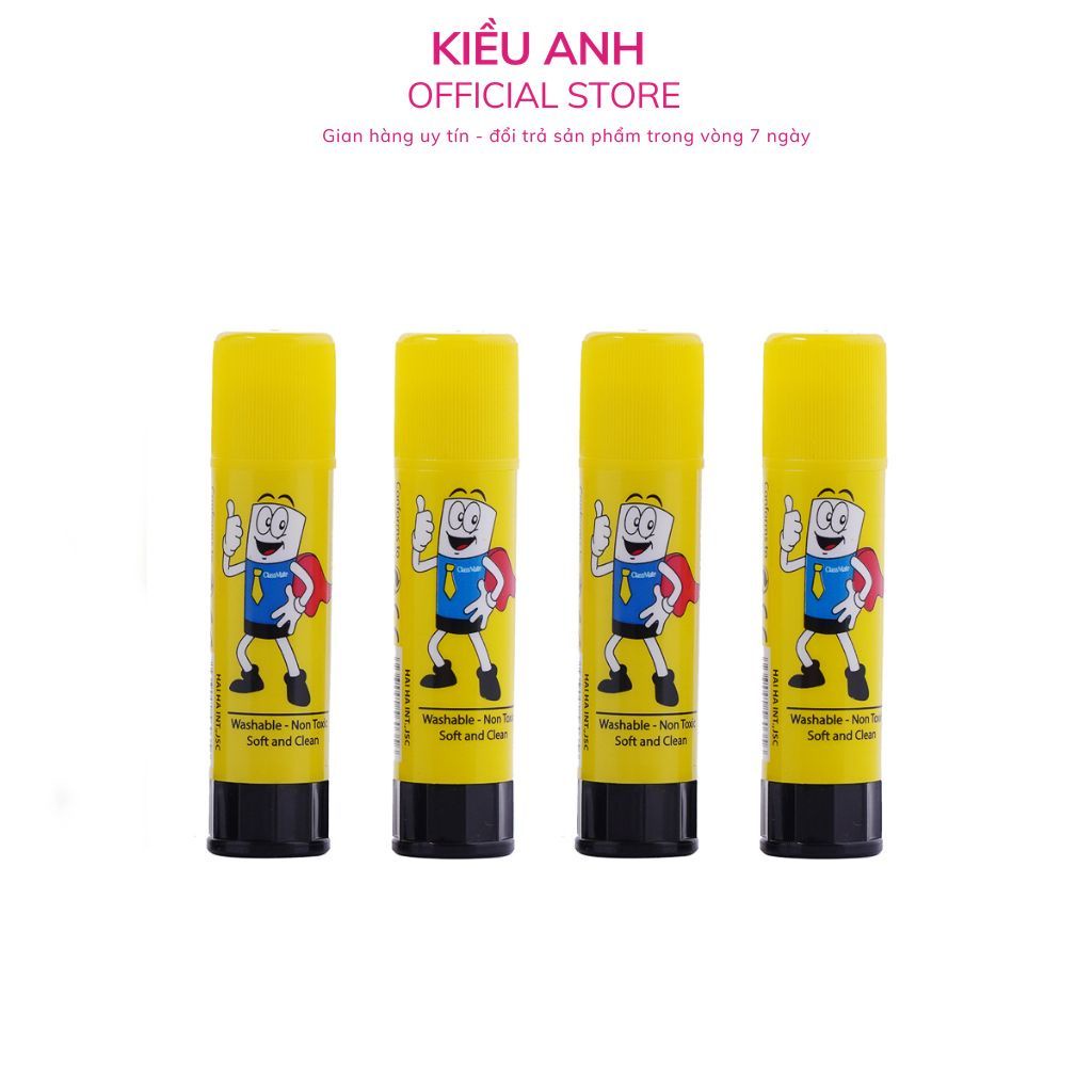 Keo khô dán giấy Hải Hà classmate 9g GT201, tiện dụng, đảm bảo sệ sinh, độ bám dính tốt