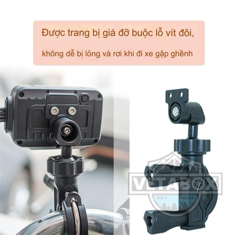 Camera Hành Trình Vetabox bản Basic - 2 camera 720p+480p - BH6T