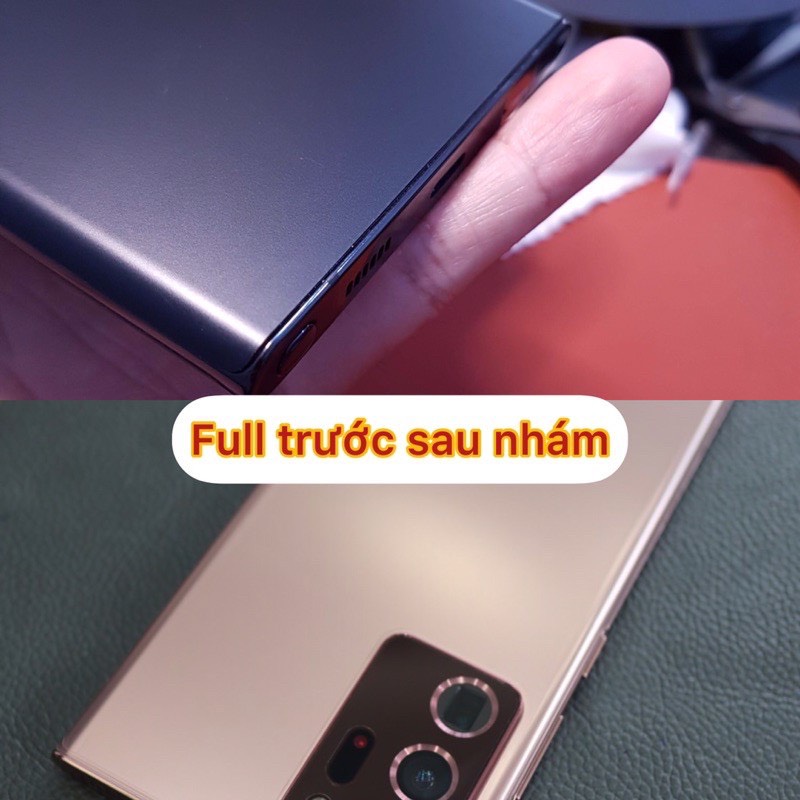 Dán PPF Nhám 4 lớp Samsung Note 20 , Note 20 Ultra , Note 10 Plus , Note 10 , Note 9 Full lưng viền , Full màn hình cong , dán cực dễ