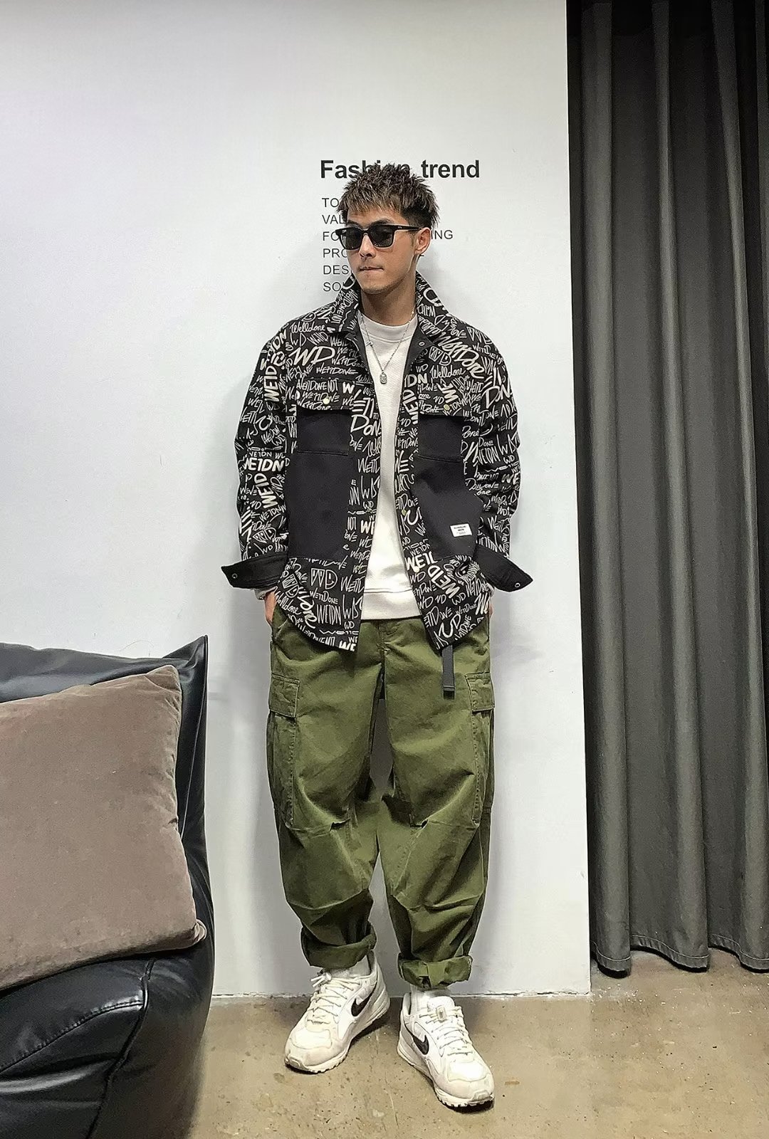 Harajuku style Korean style style loose jacket