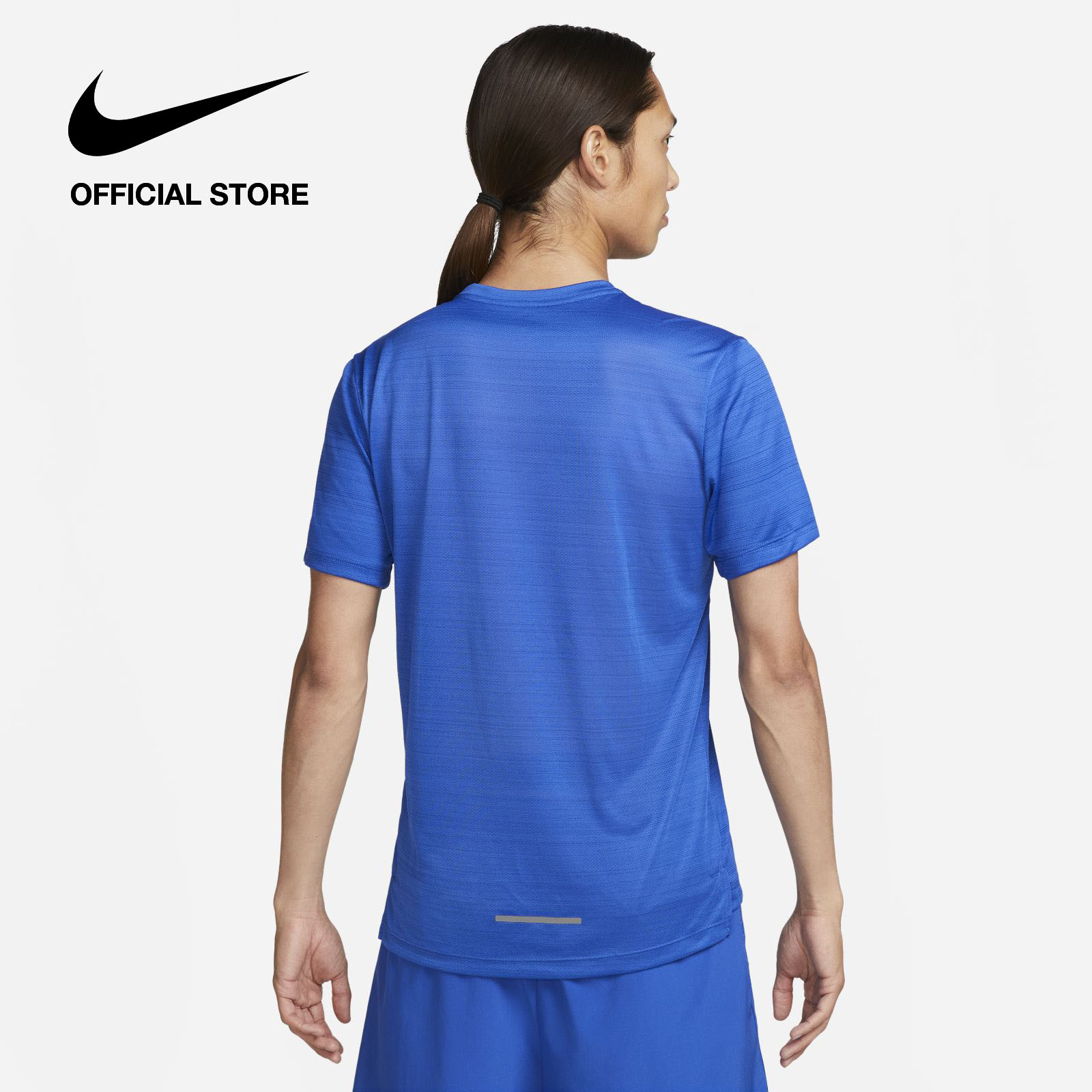 blue nike miler t shirt