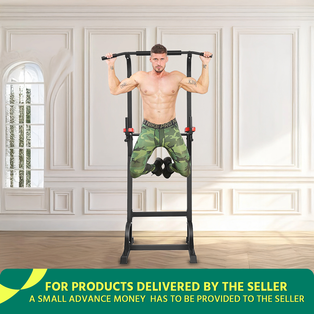 Calisthenics Equipment Dip And Pull Up Bar Stand Power Tower Dip