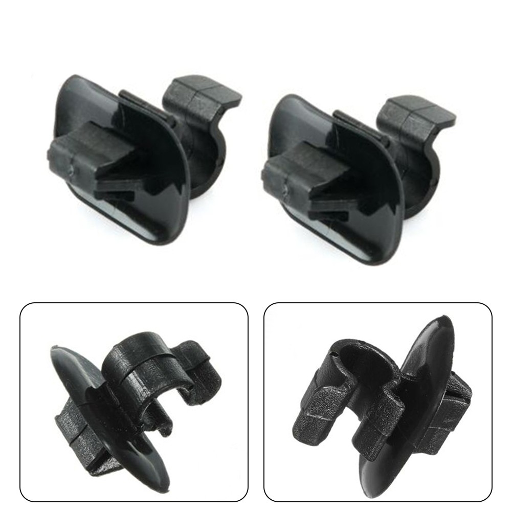 【SHARLYAUTO】 For Vivaro Clips Bonnet Stay Durable Practical Black Different Sizes