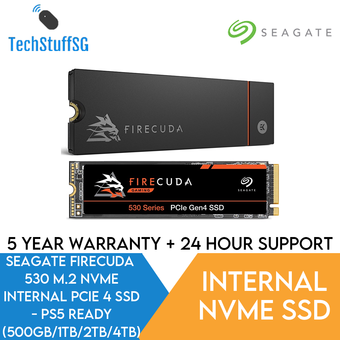 Seagate FireCuda 530 (500GB/1TB/2TB/4TB) M.2 NVME PCIE 4.0 INTERNAL SSD