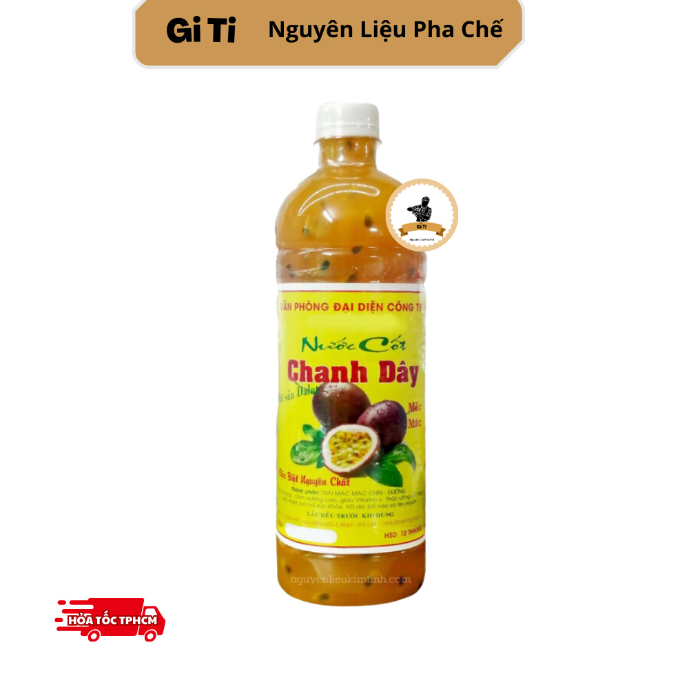 Nước Cốt Chanh Dây Mac Mac 1L/Nước cốt chanh dây Đà Lạt