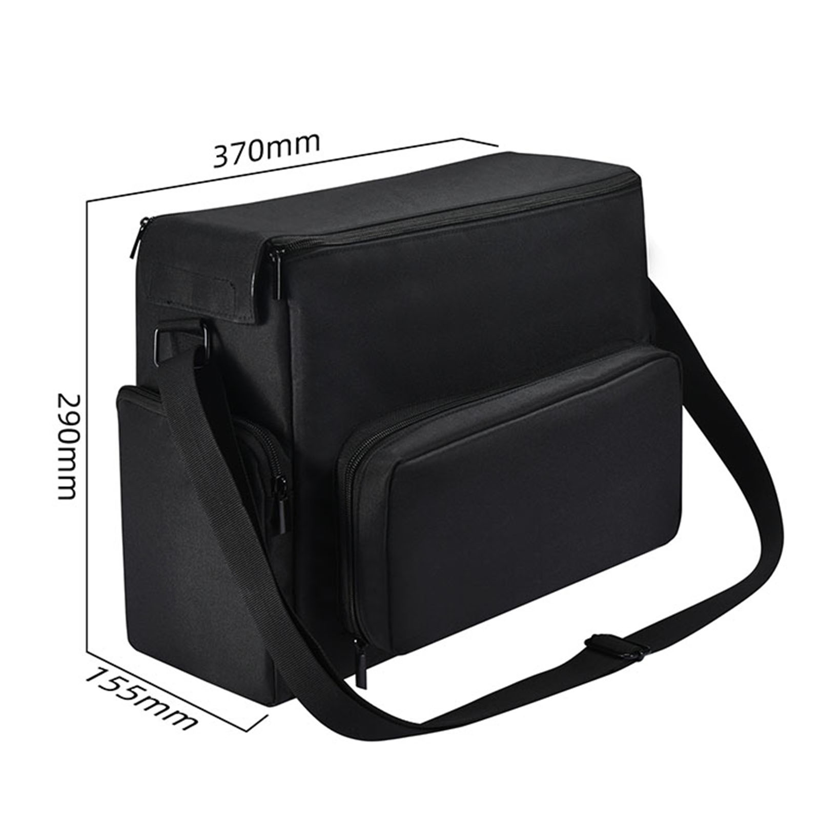 Black Multifunctional Storage Bag Accessories for JYX S55 Karaoke Wireless Bluetooth Speaker