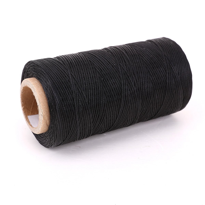 LDI8-Flat wax wire coil 260M leather leather DIY DIY black