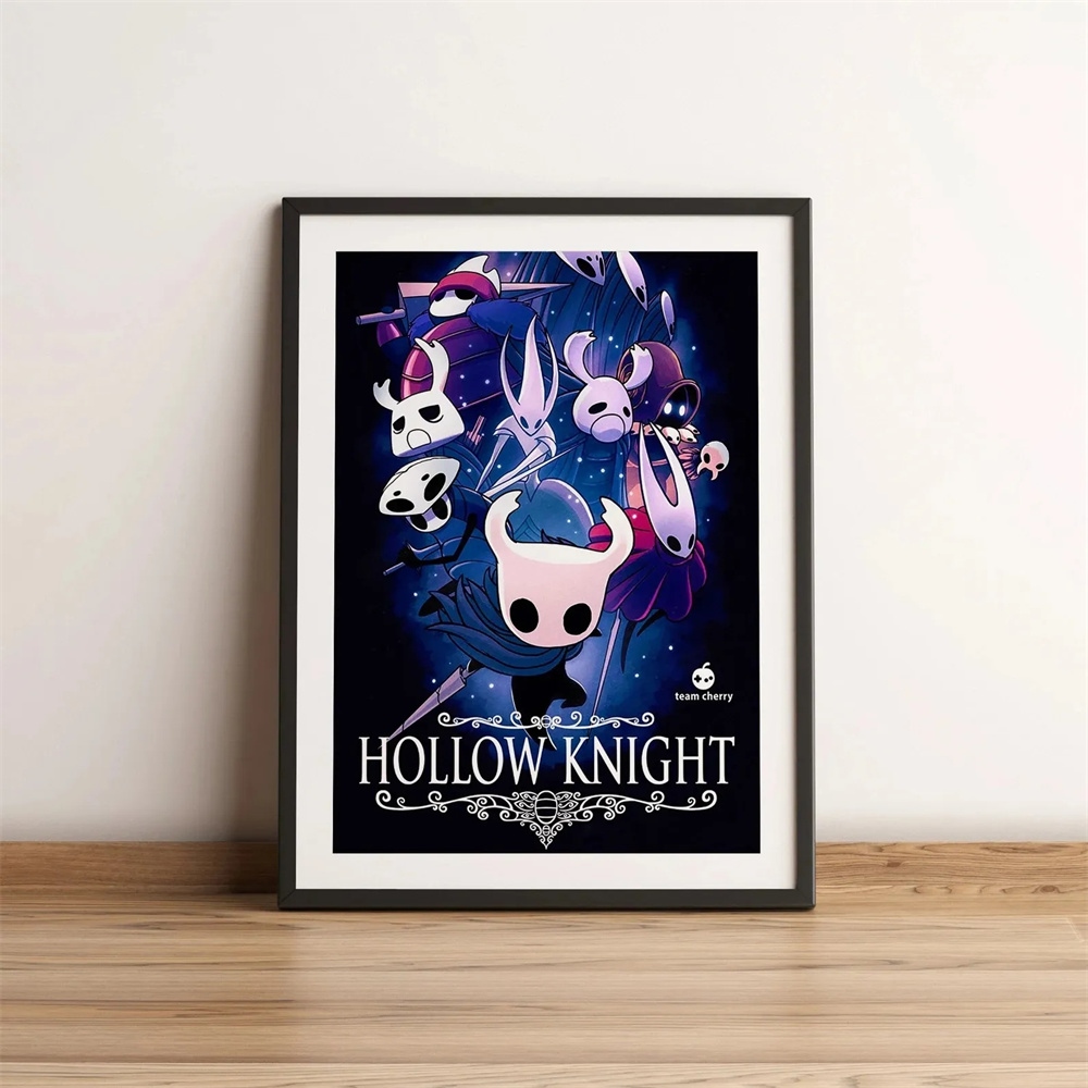 Hollow Knight Cartoon Anime Game Characters Imprimir Posters Para Sala de  Jogos Canvas Pintura Arte Home