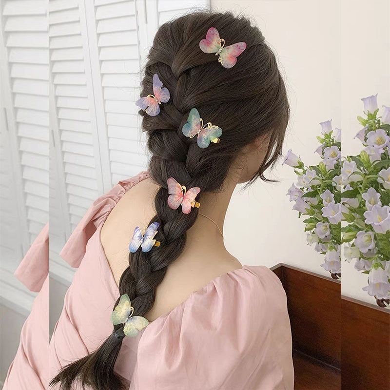 Set 5 Kẹp Tóc Hình Bướm Xinh Xắn Dành Cho Nữ