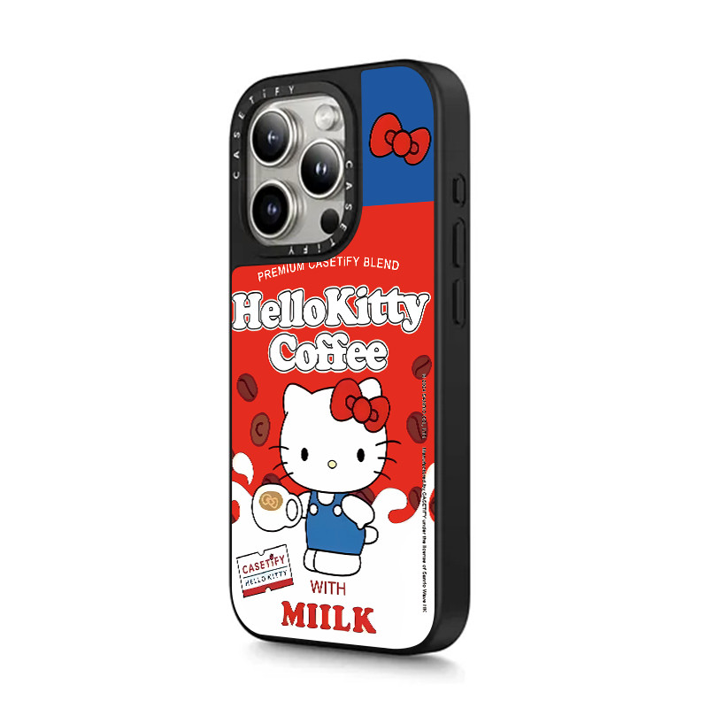 CASETiFY Hello Kitty Coffee Case Shockproof Mirror with MagSafe