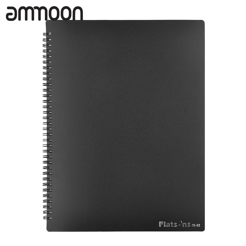FB-02 A4 Size 40 Pockets Music Score Holder Music Paper Folder for Guitar Violin Piano Players