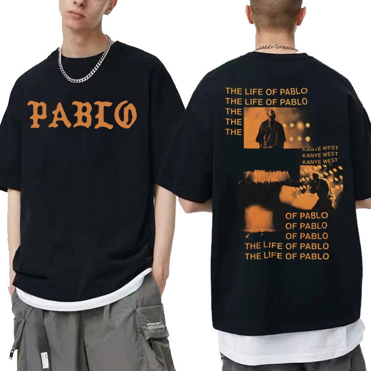 Kanye West The Life Of Pablo Album Music Print Tshirt Mens Streetwear Men Women Oversized CottonSize:XS-4XL-6XL